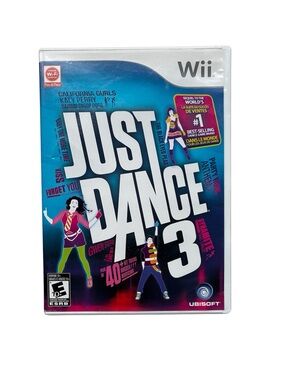 Ubisoft Just Dance 3 Nintendo Wii Video Game Complete with Manual CIB